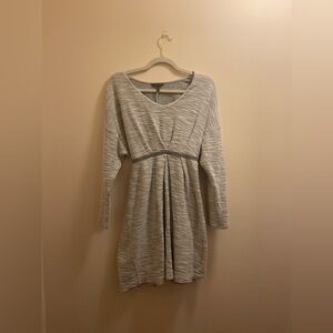 Daisy Fuentes Gray Sweater Dress